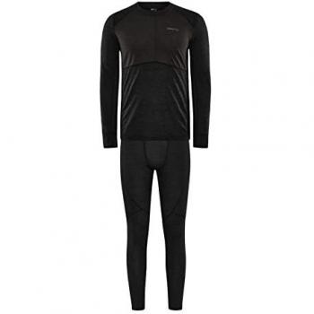 Craft Core Wool Mix Base Layer Set Black