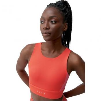 Top Born Living Yoga Latika Coral Mujer