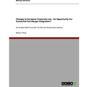 Changes In European Corporate Law