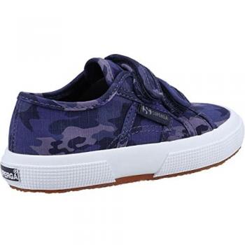 Superga 2750 Kids Camo Ripstop Canvas Trainers