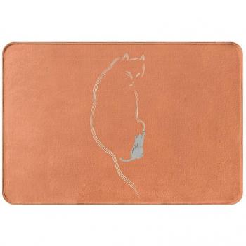 Cat Design Protective Floor Mat
