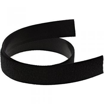 Fascetta per cavi con velcro 16 mm 10 m colore nero