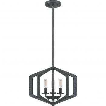 Quoizel Vanguard Pendant Light, Old Black