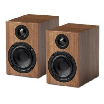 Pro‑Ject Speaker Box 3 E (Braun) – 1 Paar, 80 W, Hochwertige Audio‑Lautsprecher