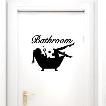 Bathroom Wall Mural Art Stickers