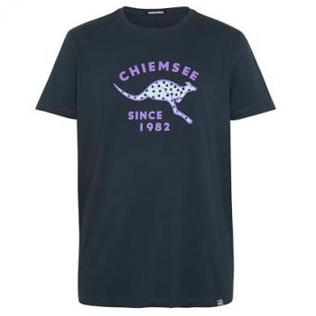 CHIEMSEE Herren Känguru-Motiv T-Shirt Blau Größe S