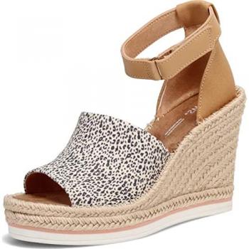 Women's Marisol Natural Leather Wedge Sandals – Toms (UK 6)