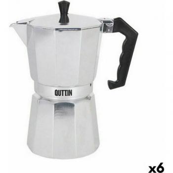 Cafetera Italiana de Aluminio Quttin 6 Tazas