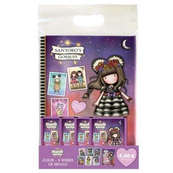 Starter Pack Album + 4 Sobres Cromos Santoros Gorjuss 2025 Panini