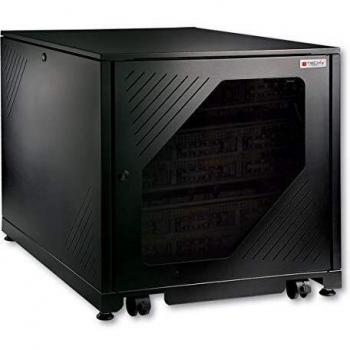 Techly Professional Armadio Rack 19'' 600x1000 12 Unità Nero da sotto-scrivania da assemblare