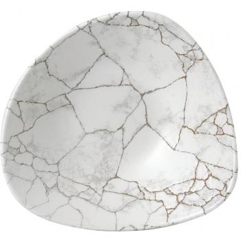 Kintsugi Dreieckige Schale, Porzellan, Churchill, Super Vitrified