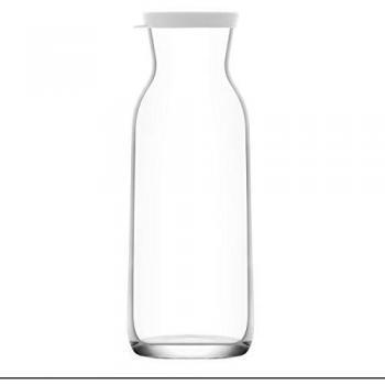 LAV Fonte 1.2L White Glass Carafe with Lid