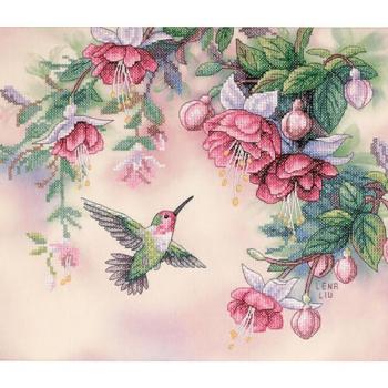 Mini Jardin Floré – Kit Croquis Colibri-Fuchsia