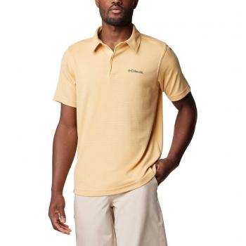 Polo Uomo Columbia Sun Ridge II Manica Corta Giallo Cammello XXL