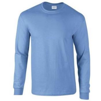 Ultra Plain Cotton Long-Sleeved T-Shirt maroon