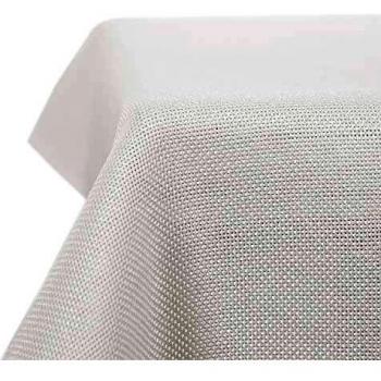 Deconovo Wasserabweisende Tischdecke Leinen‑Look Lotus 150×300 cm – Weiß