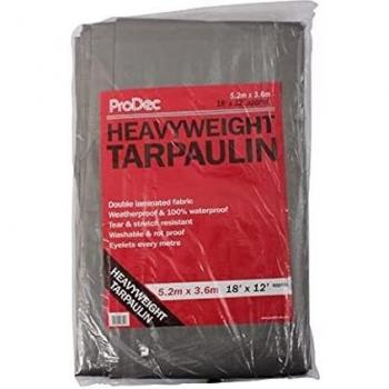 ProDec 18'x12' Premium Quality Heavyweight Water-Resistant Tarp