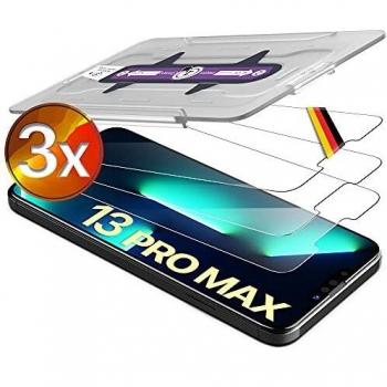 UTECTION 3‑Satz 9H Schutzglas Folie für iPhone 13 Pro Max – Ideal für Hüllen & Cases