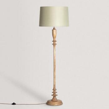 Meena Holzlampe Iluzzia – Grün & Stil