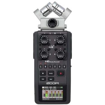 Zoom H6 Black: Registrazione 6 Tracce Digitali