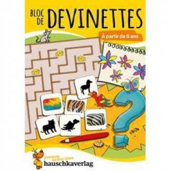 Bloc de devinettes Ã partir de 6 ans