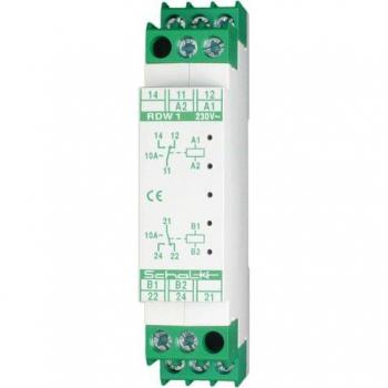 RDW1 Schalk Doppelrelais 2‑Kanal, 230 VAC, 10 A