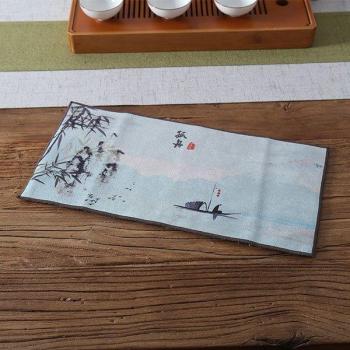 Tapete de Té Pintado Zen