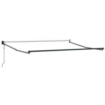 Tenda protettiva antrachite 3,5 x 2,5 m in metallo