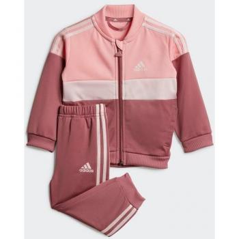 Survêtement Scintillant Bébé Adidas Tiberio 3-Stripes Colorblock – Rose Poudré, 9