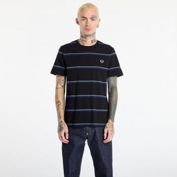 T-shirt Fred Perry Rayures Fines Noir