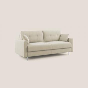Cama-Sofá Megan Convertible en Microfibra Crema