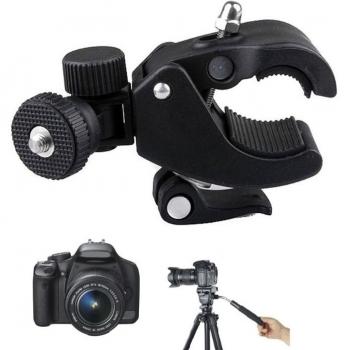 Trípode Multifuncional con Abrazadera para DSLR y Monitores