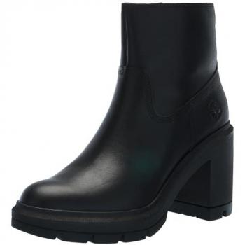 Botines Timberland para mujer, modelo Allington negro, con cremallera y altura de 8 a 10cm