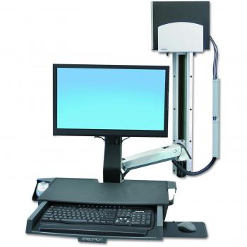 Ergotron Superficie di Lavoro per Monitor Argento