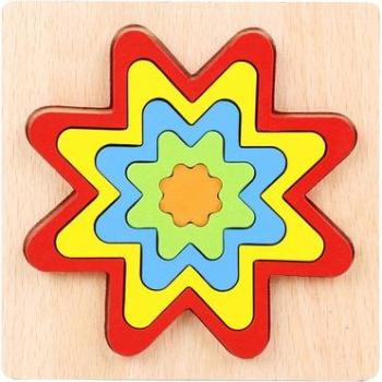 Geometric Shape Wooden Puzzles for Preschoolers