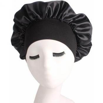 Gorro de noche de satén para mujer