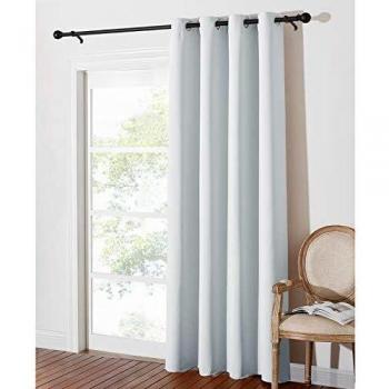 PONY DANCE Blackout Curtain for Living Room 52x84