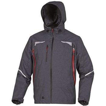 Frio Delta Plus Parka en polyamide/polyester, veste softshell couleur gris, taille M