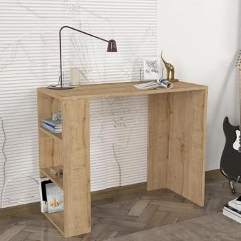 Scrivania design moderno 3 scaffali Netenya