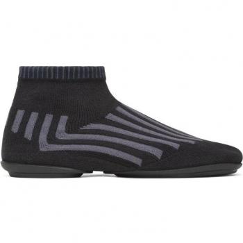 CamperRight Women's Cotton Ankle Boots – Black, Grey, Blue (EU 37)
