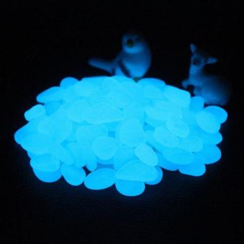 Galets qui brillent dans le noir 100 pcs