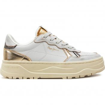 Pepe Jeans Baskets Femme Kore Club Blanc