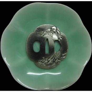 Raccords Tsuba en alliage pour épée japonaise