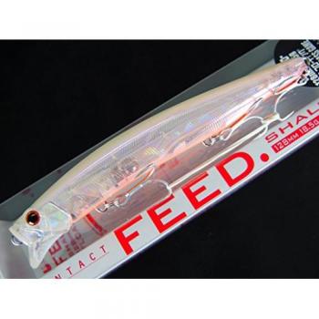 Shallow 128mm Minnow – Contact Feed, Clear HG Pearl, 18g