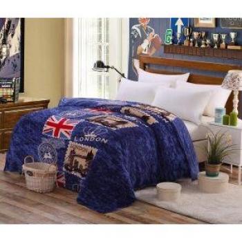 Couverture polaire londonienne pour lit et bain