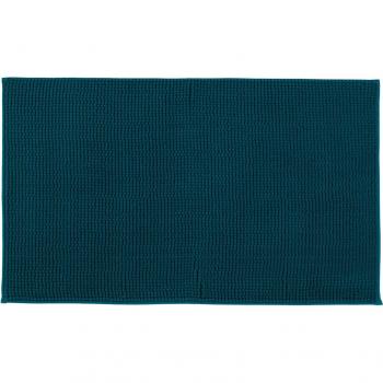 Gözze Tapis de bain doux en chenille, 70 x 120 cm, bleu pétrole