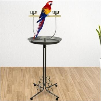 Parlamento del Volador – Percha para Loros con Bandeja y Accesorios