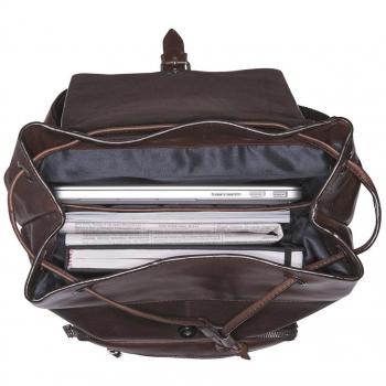 Leonhard Heyden Roma Rucksack 40 cm Leder mit Laptopfach