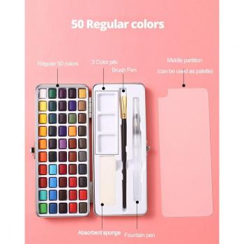 Neon-Blinkende Aquarellfarben für Kunstanfänger