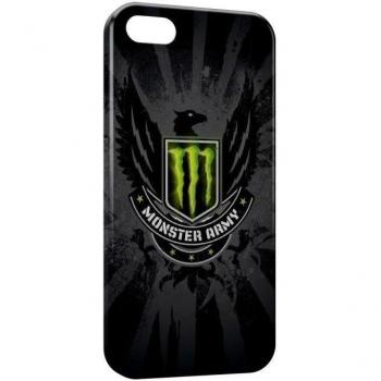 Cover protettiva iPhone 5 & 5S Monster Energy Black Army